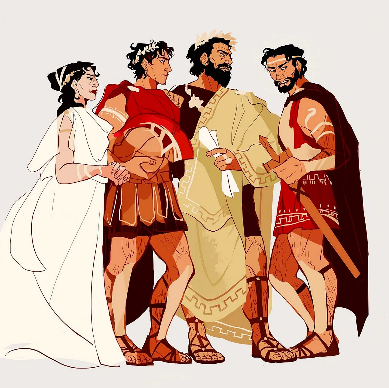 Аристократы в древней Греции