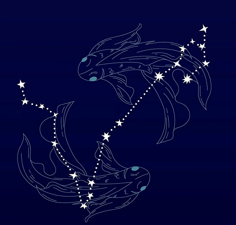 Астеризмы созвездия рыбы