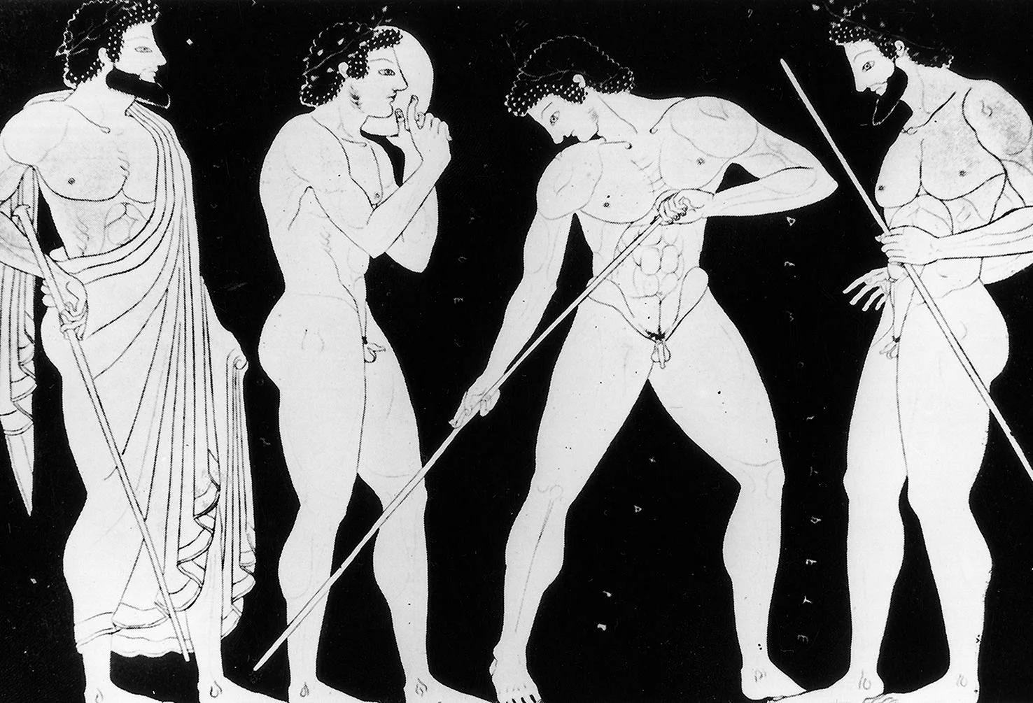 Атлеты древней Греции рисунки