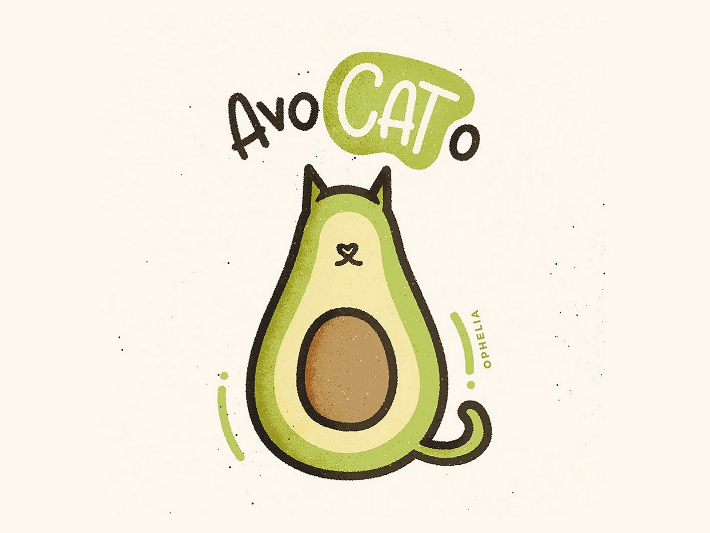 Авокадо котик