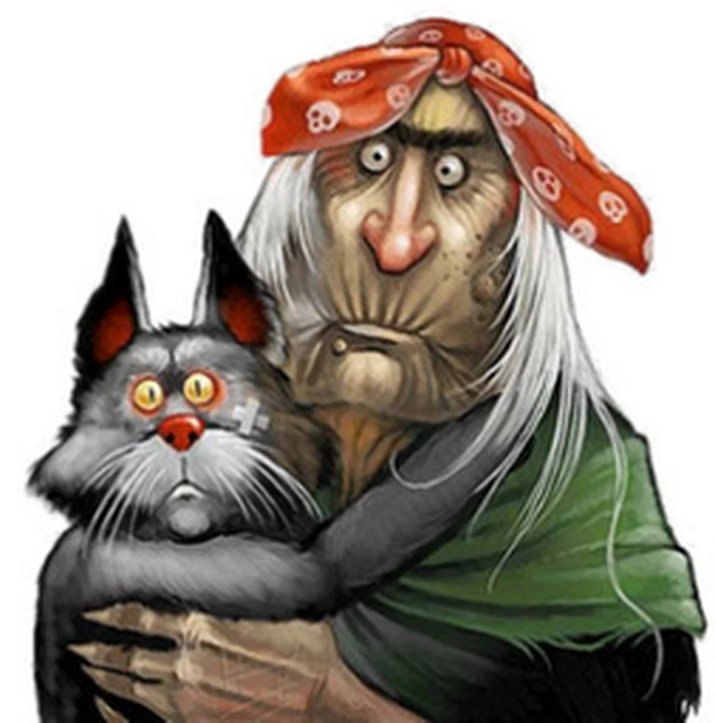 Баба Яга и кот Баюн