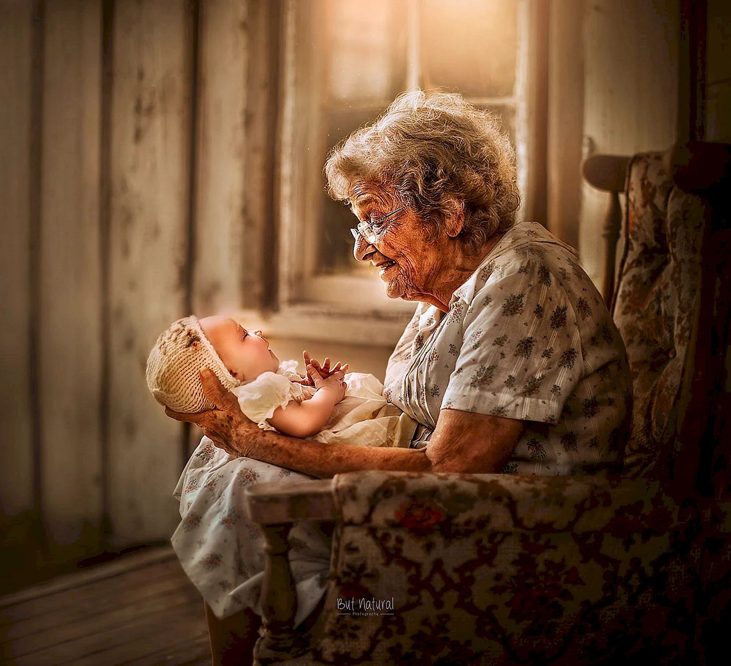 Бабушка и внук
