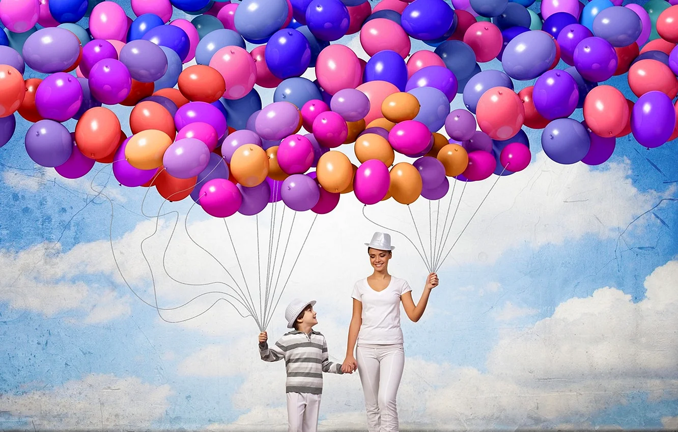 Баннер с воздушным шаром