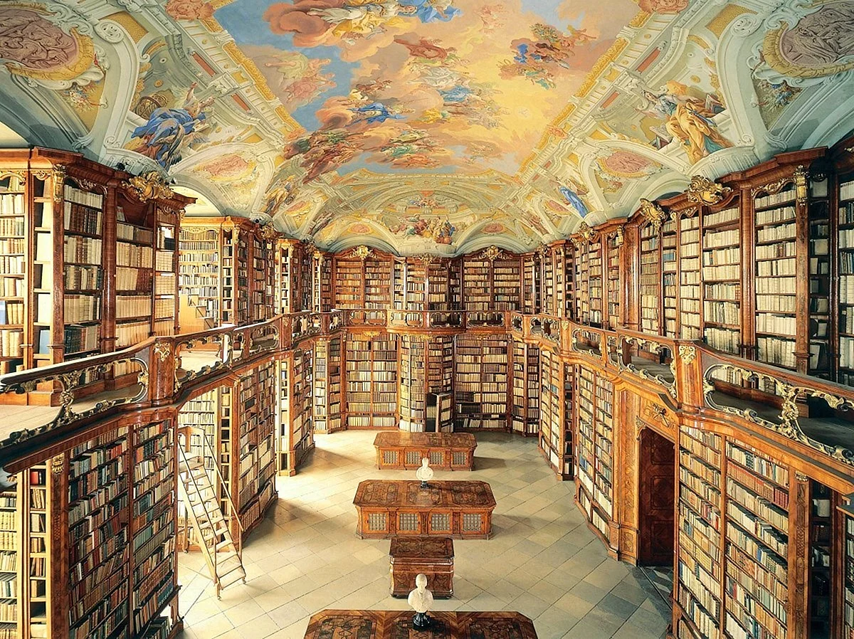 Библиотека монастыря Санкт-Флориан, Австрия