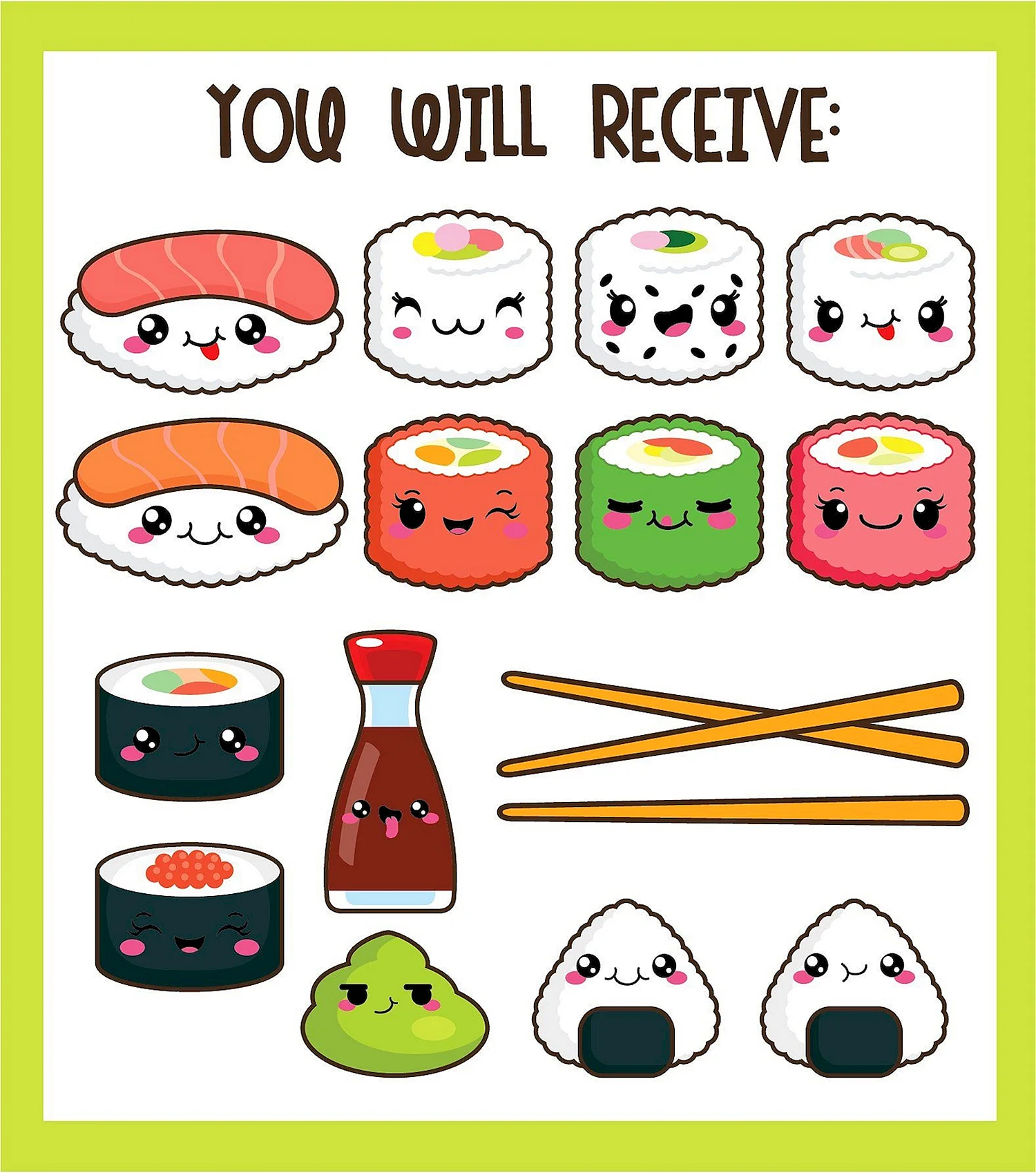 Бумажные сюрпризы суши