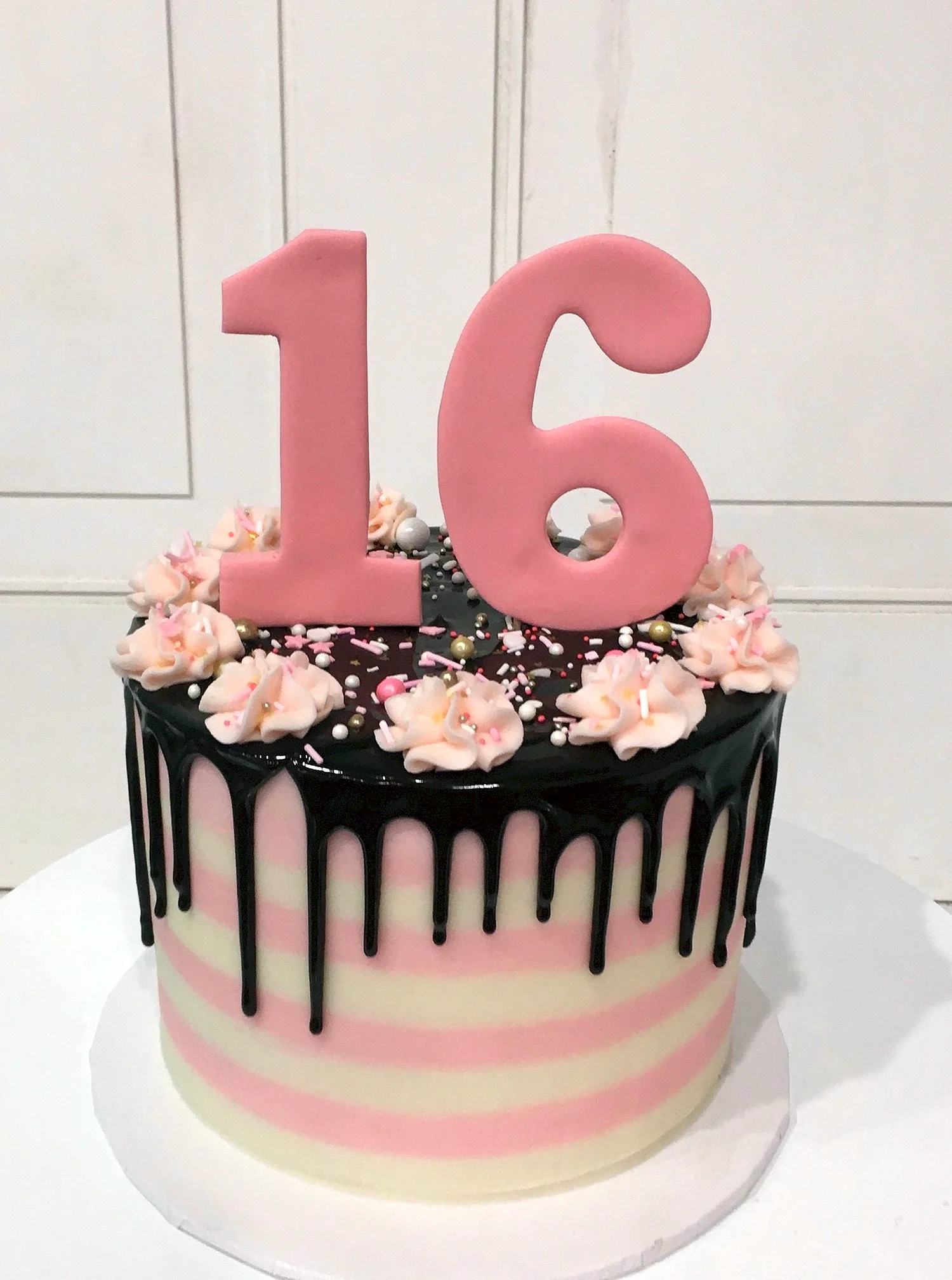 Декор торта для девочки 16 лет