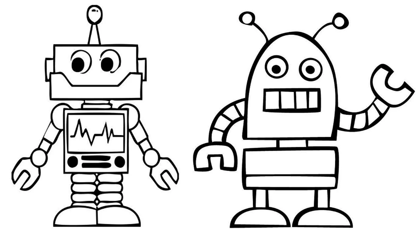 Детские рисунки роботов