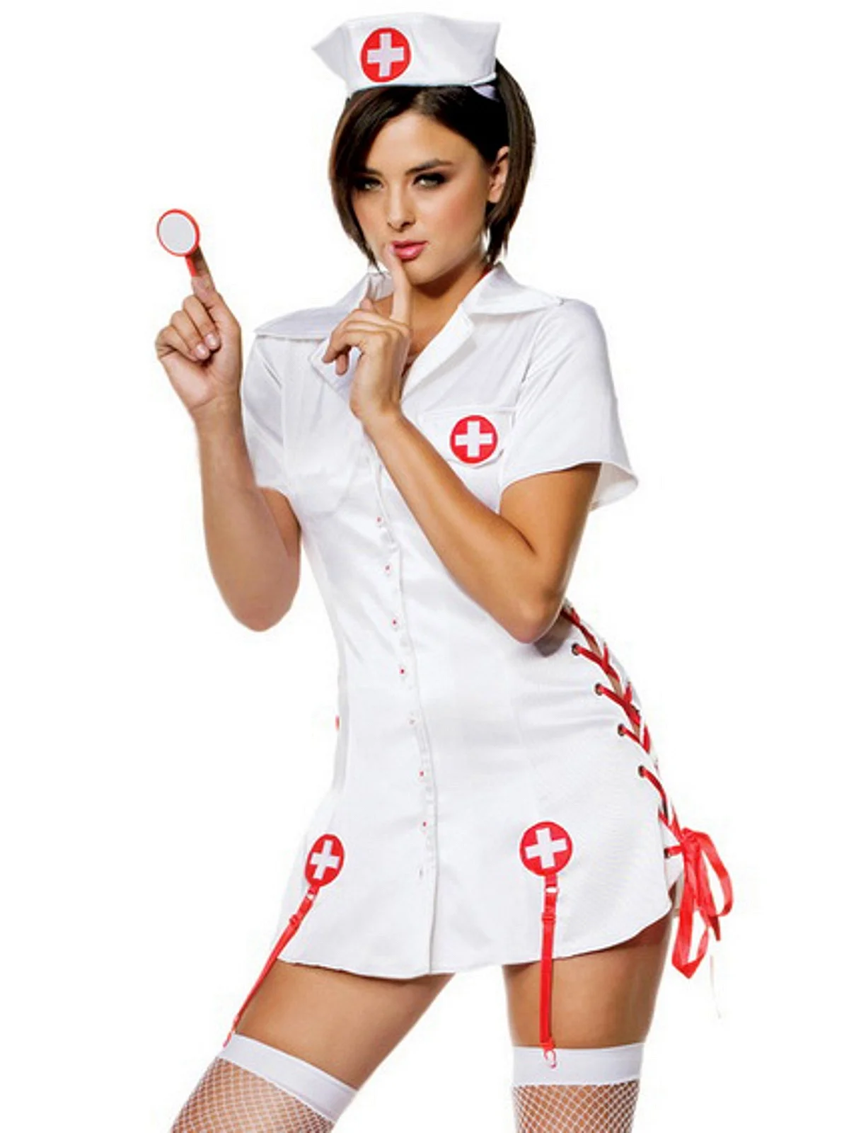 Девушка в эротическом костюме медсестры