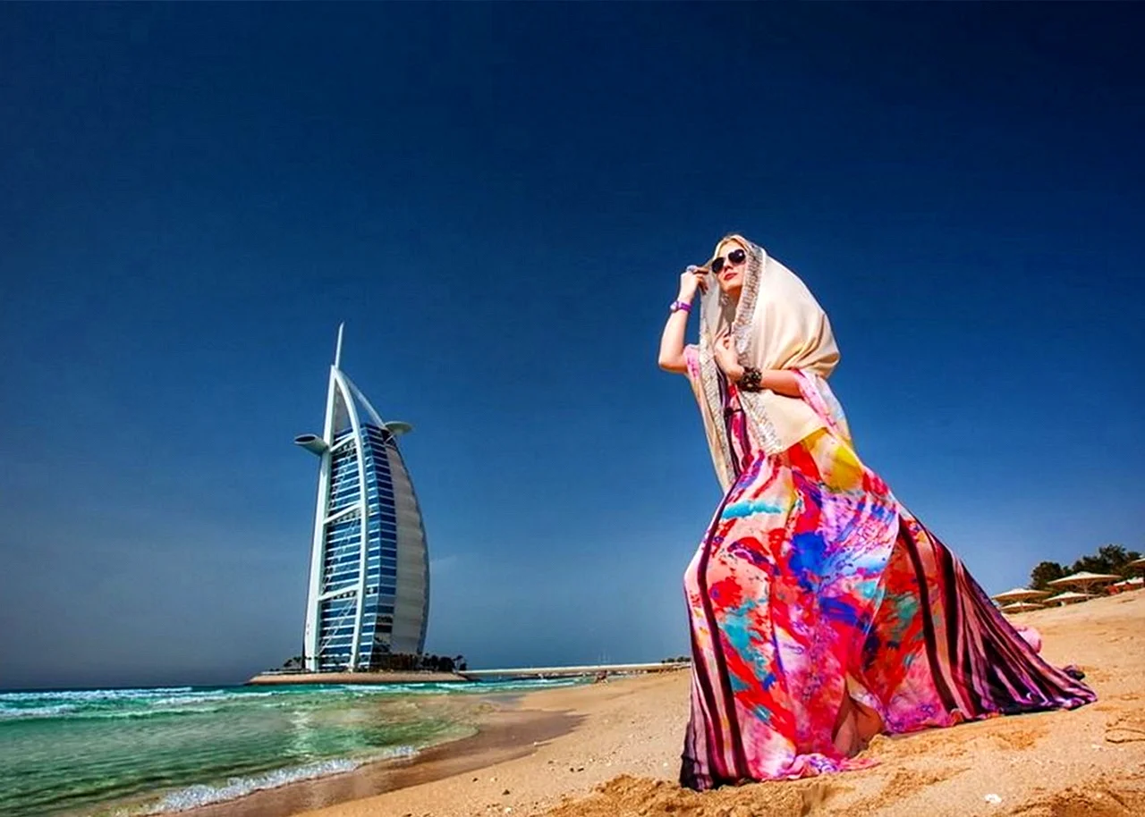 Дубай Абу Даби море