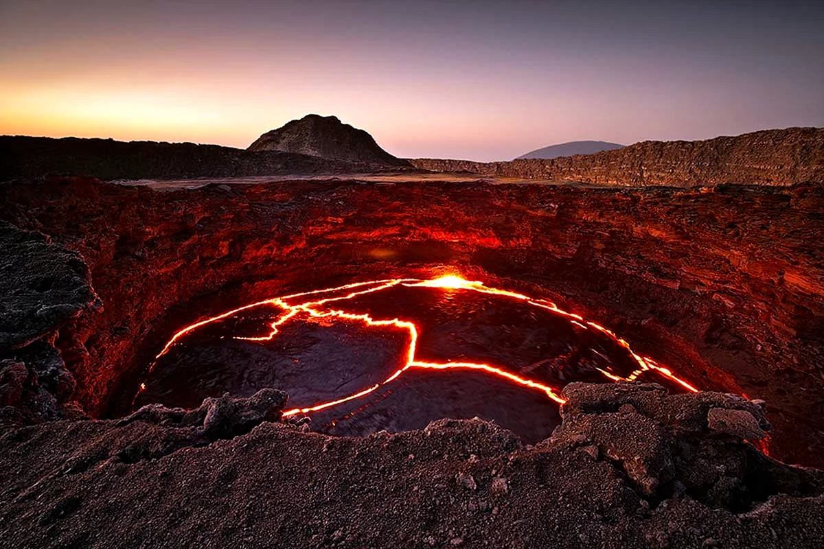 Эфиопия вулкан эрта