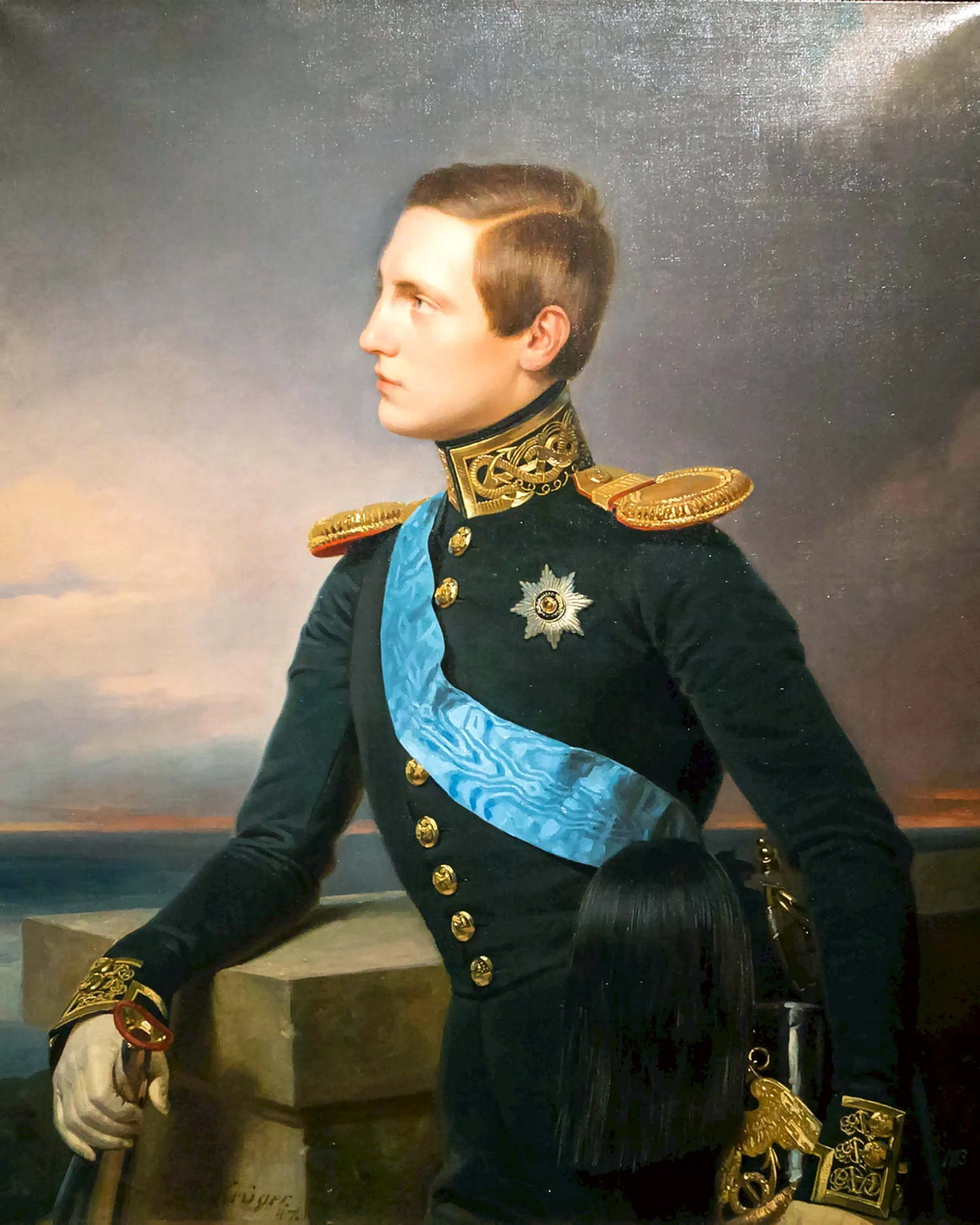 Франц Крюгер портрет Великого князя Николая Николаевича