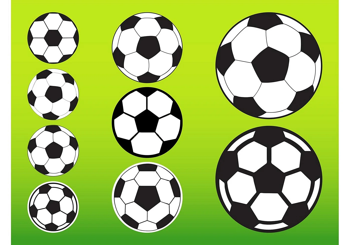 Футбольный мяч распечатка