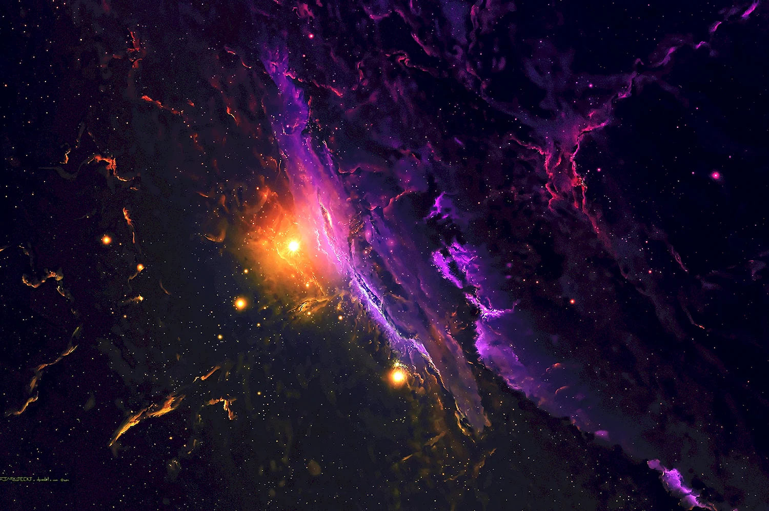 Галактика Небула 4к