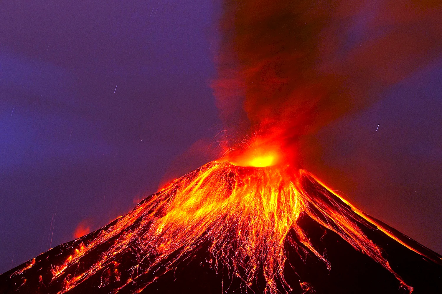 Гавайский Тип извержения вулкана