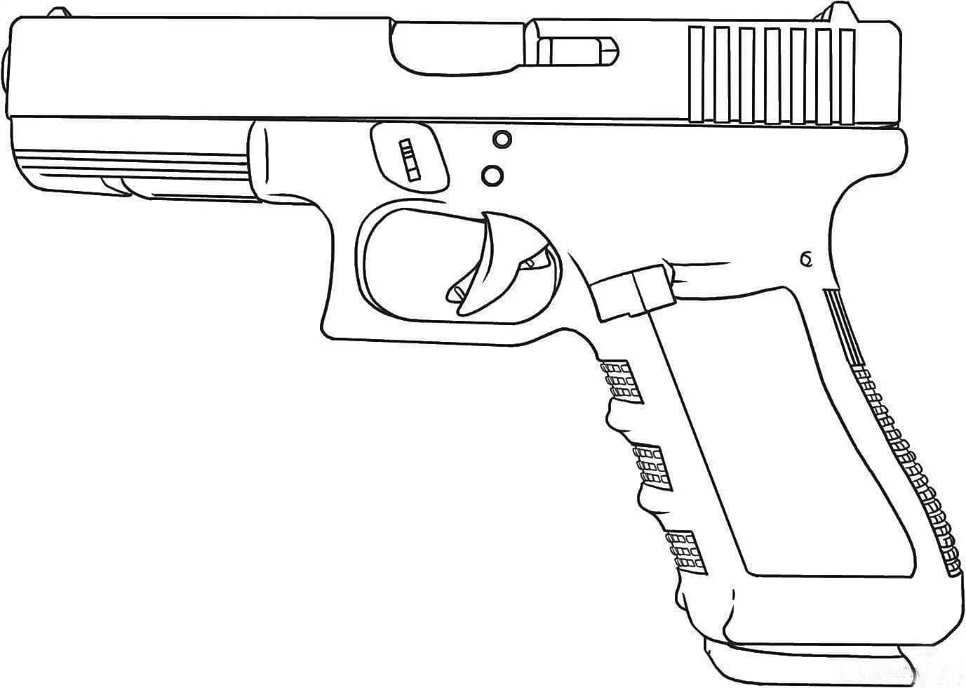 P350 пистолет чертеж