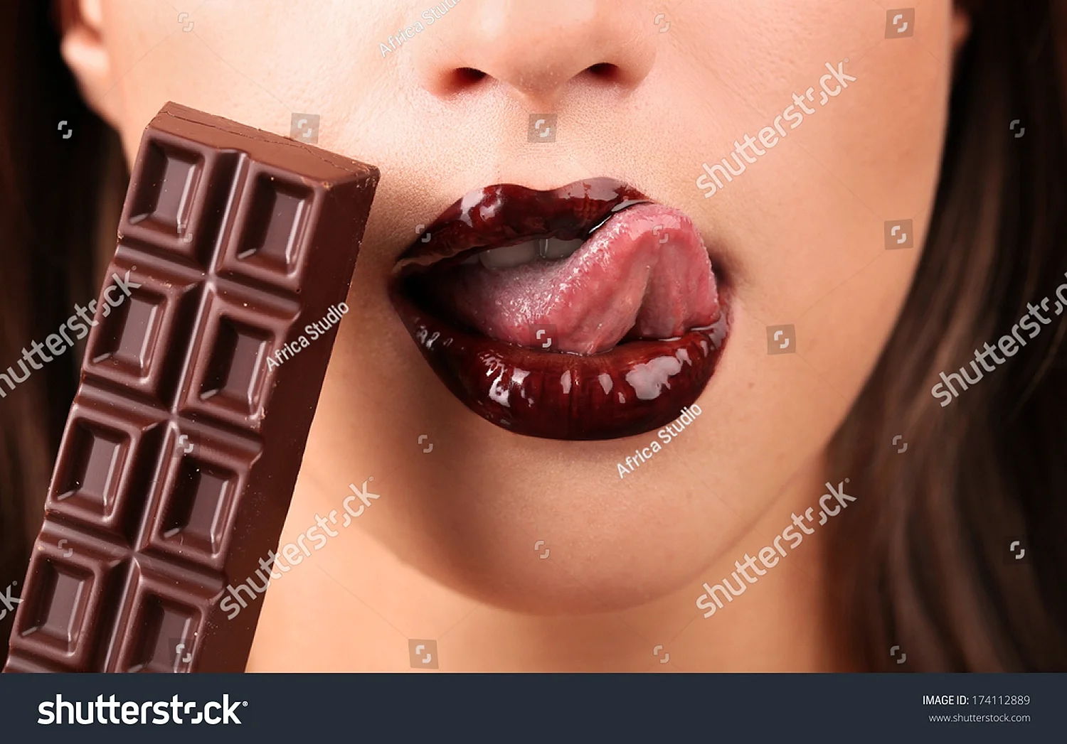 Губы в шоколаде