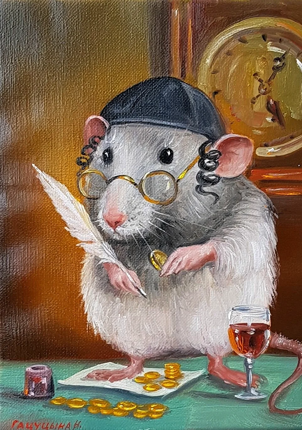 Ялпачек Леви художник крысы