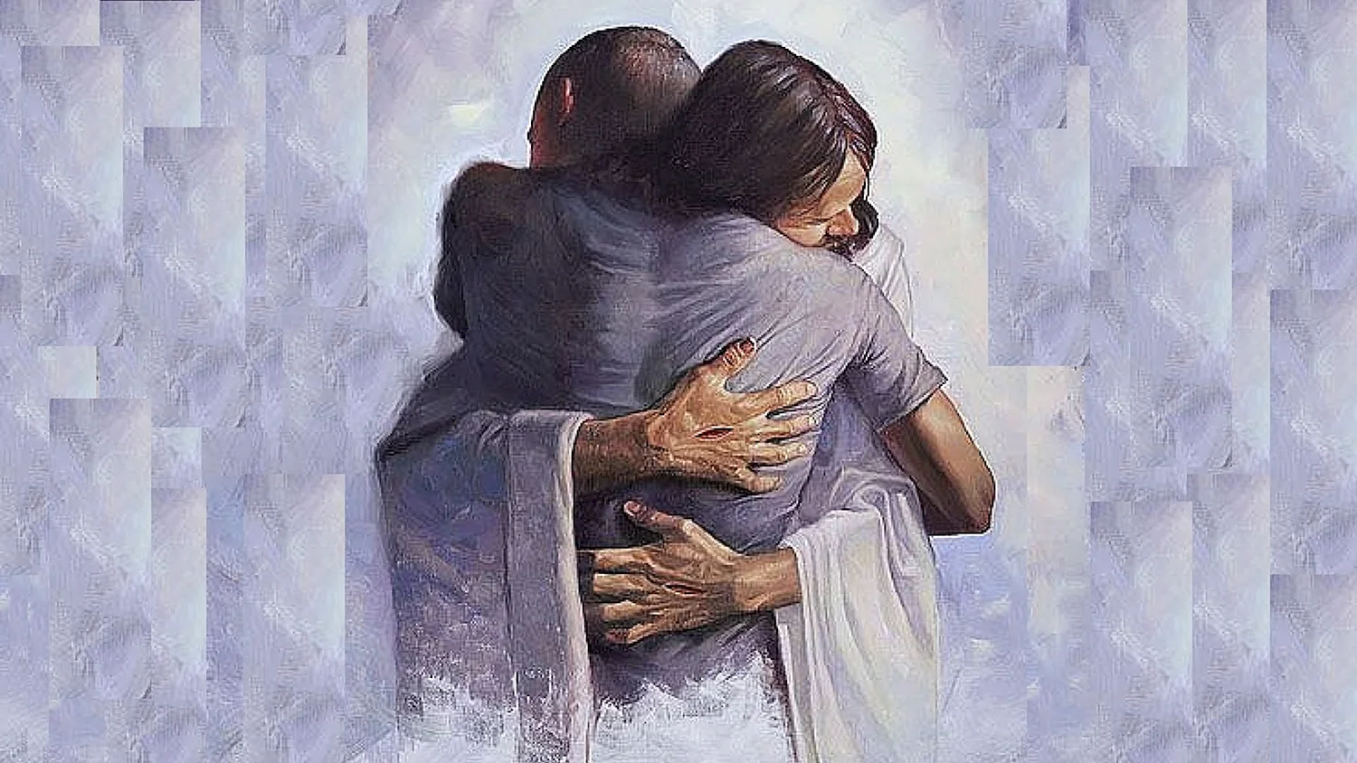 Иисус обнимает
