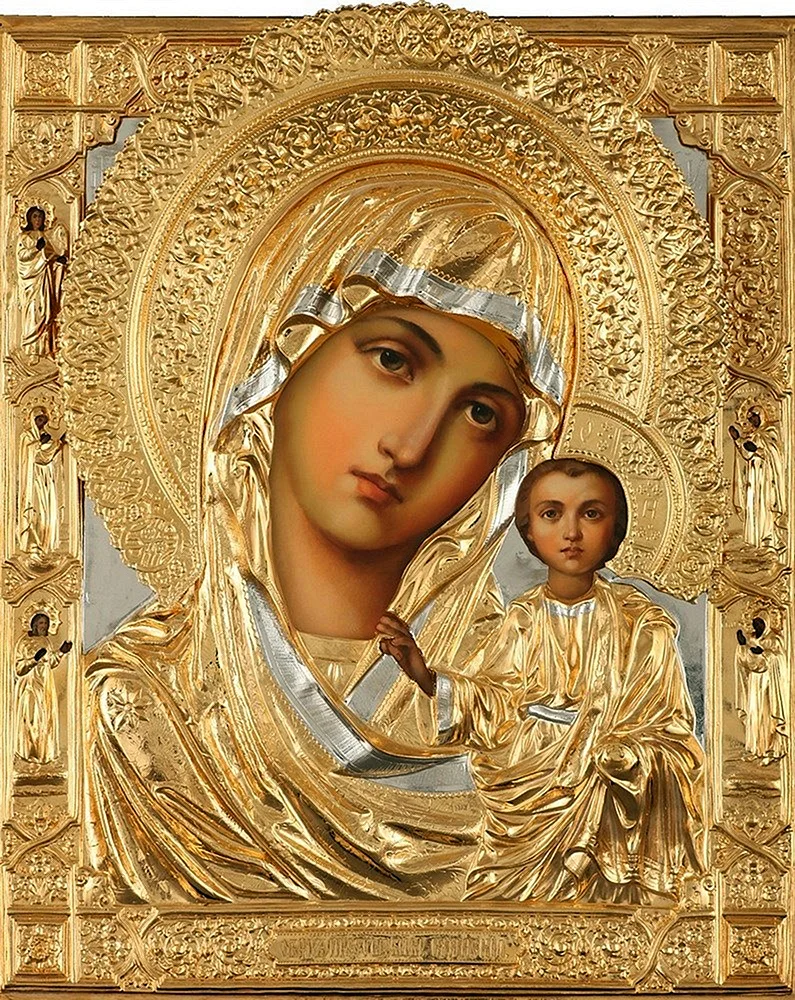 Икона Казанской Божией матери Правикон
