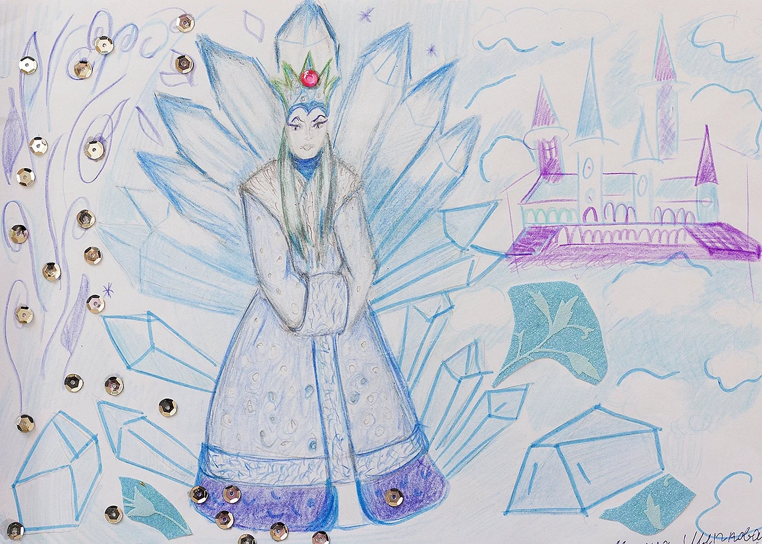 Иллюстрация Снежная Королева 4 класс