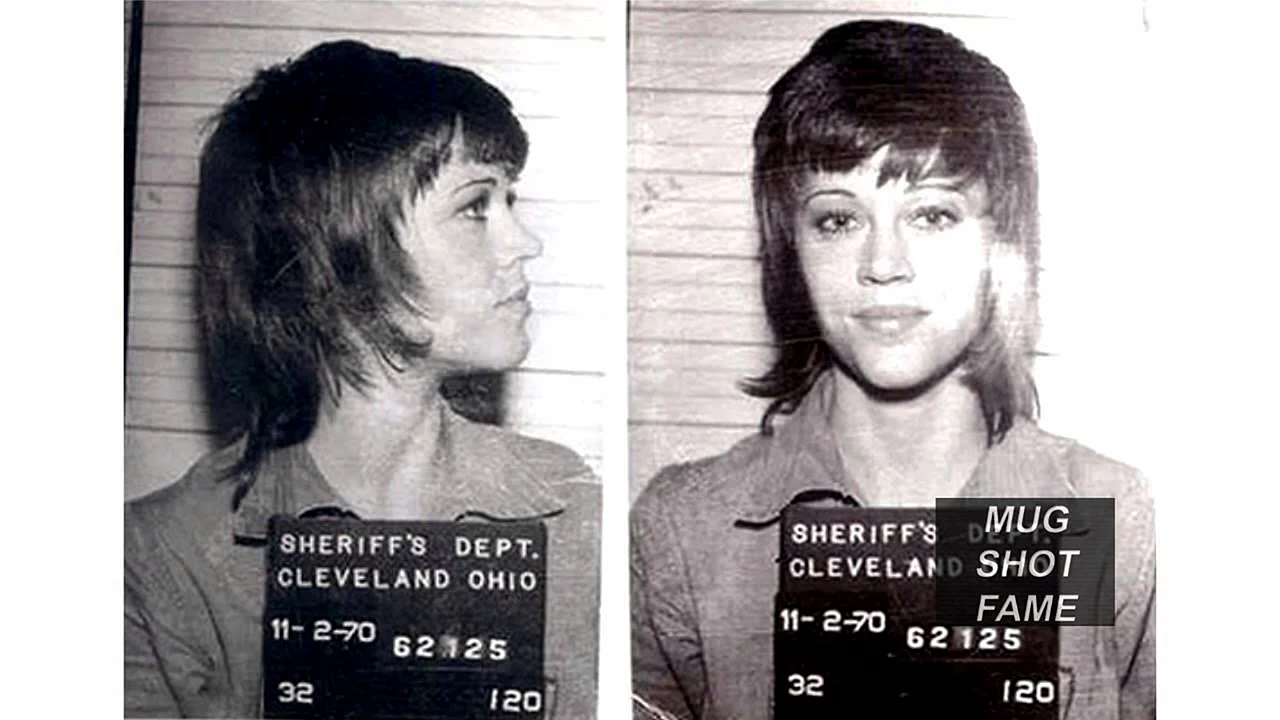 Jane Fonda mugshot