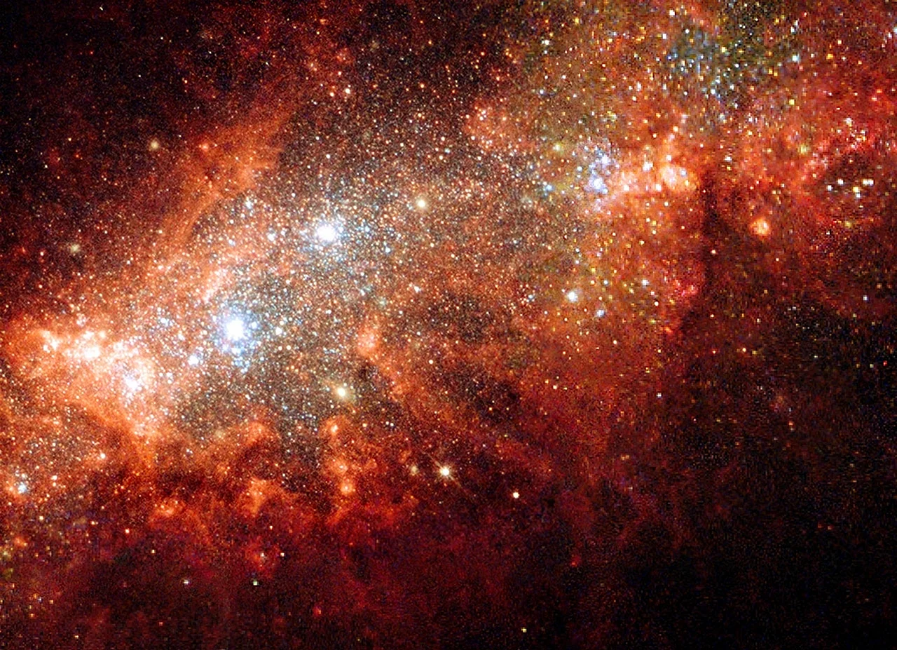 Карликовая неправильная Галактика NGC 1569