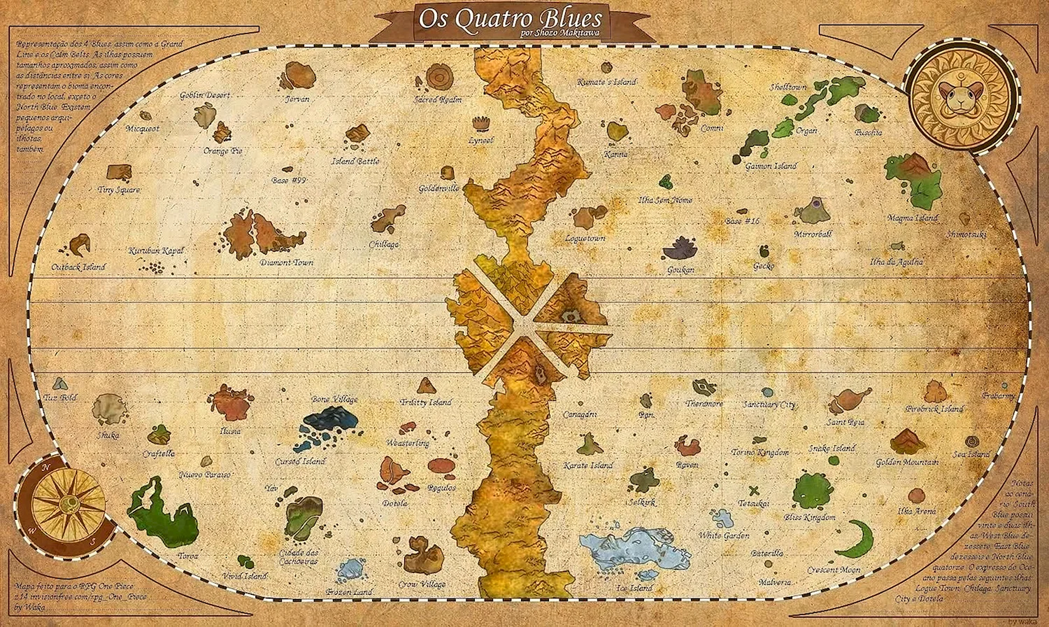 Карта Ван Пис