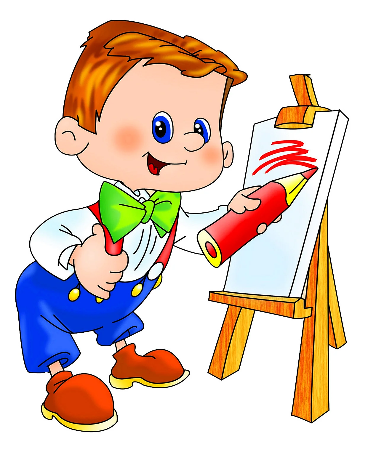 Картина уголок рисования в детском