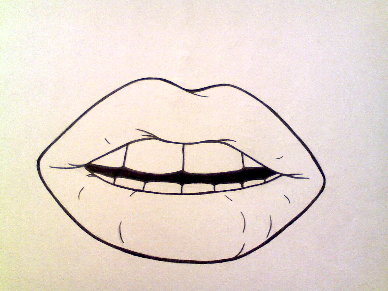 Картинки для срисовки губы