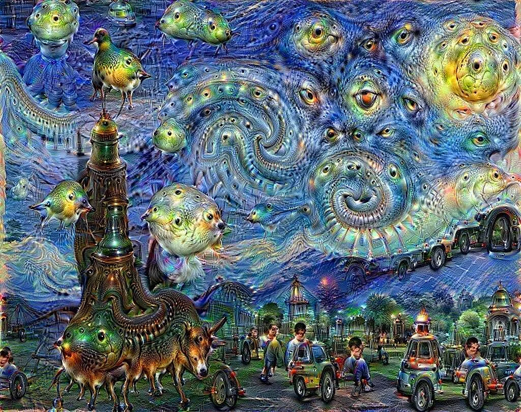 Картины нейросети Ван Гог