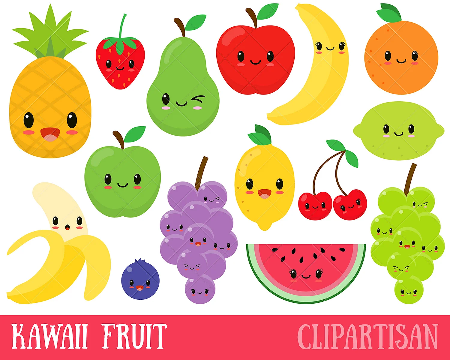 Кавайные фрукты
