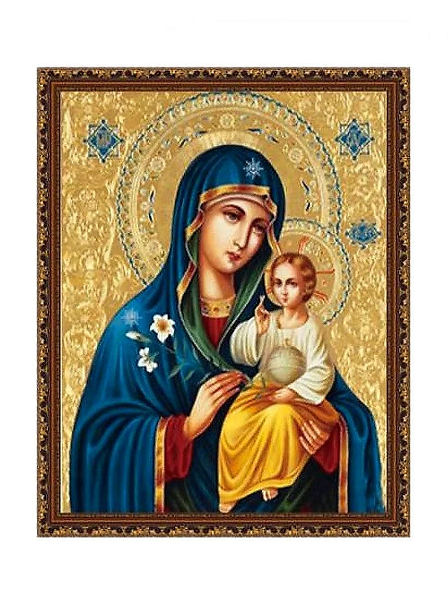 Казанская икона Божией матери Неувядаемый цвет