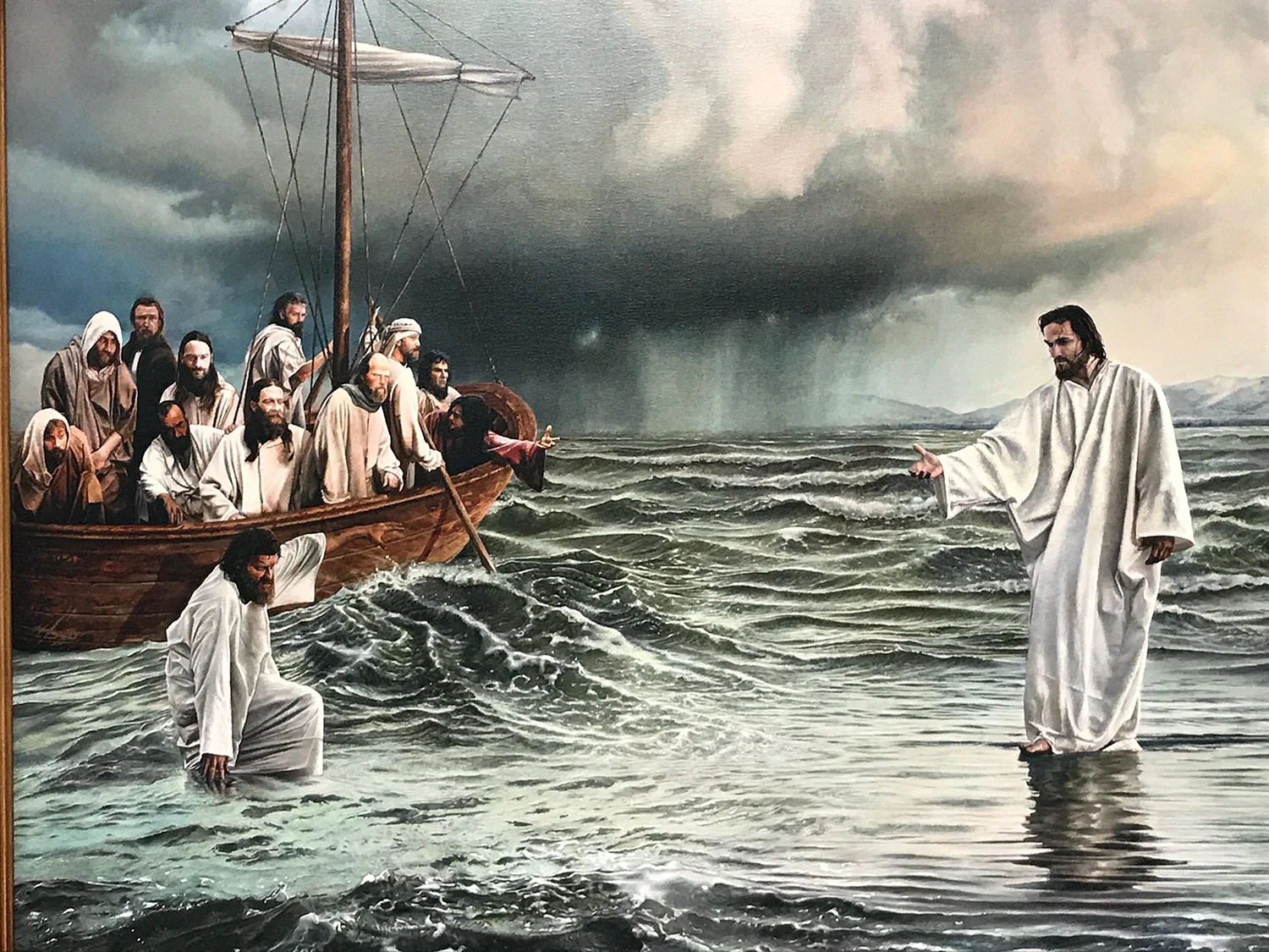 Хождение по водам Иисуса Христа и Петр