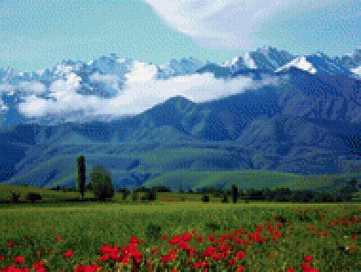 Киргизия горный Мак
