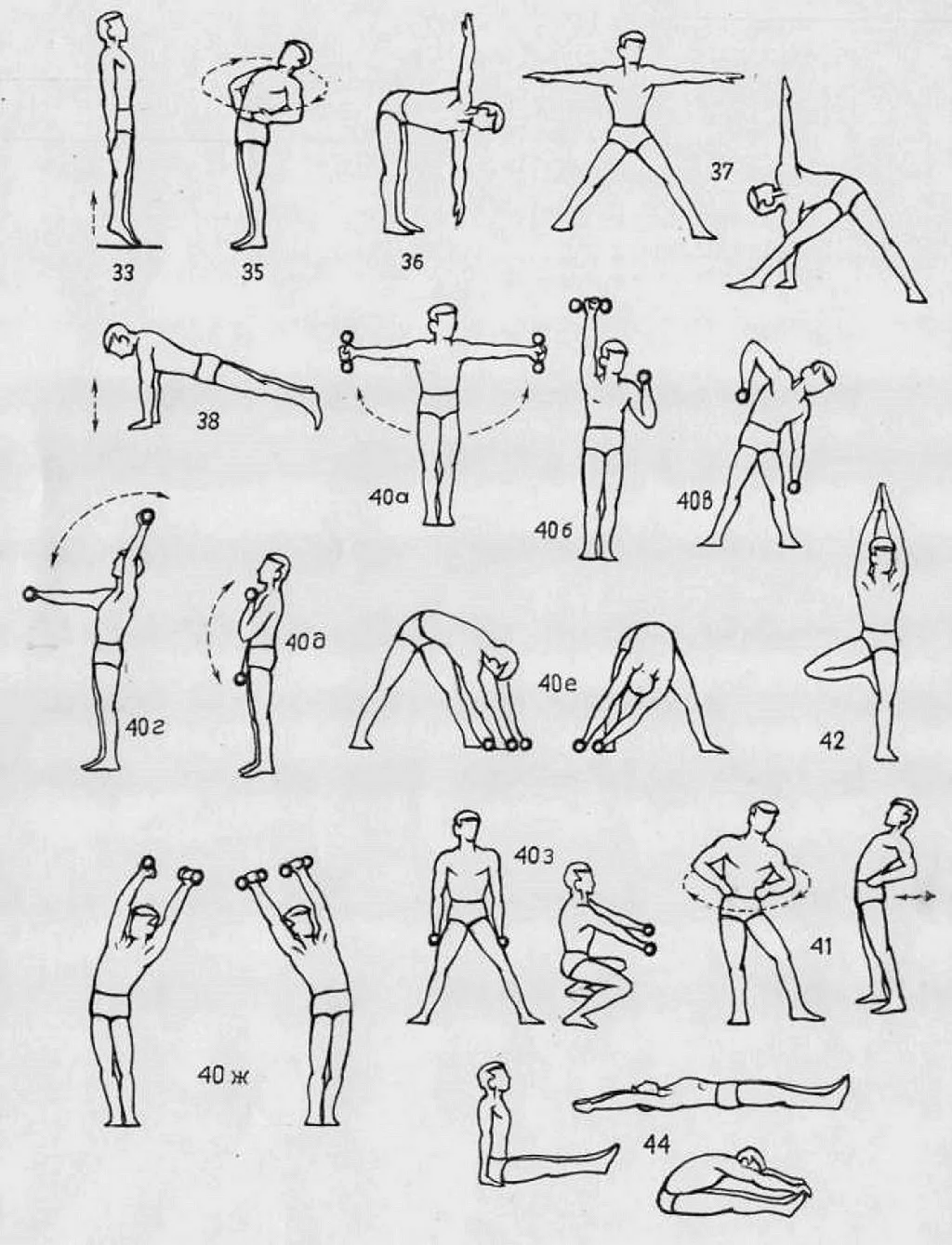 Комплекс суставной гимнастики упражнения