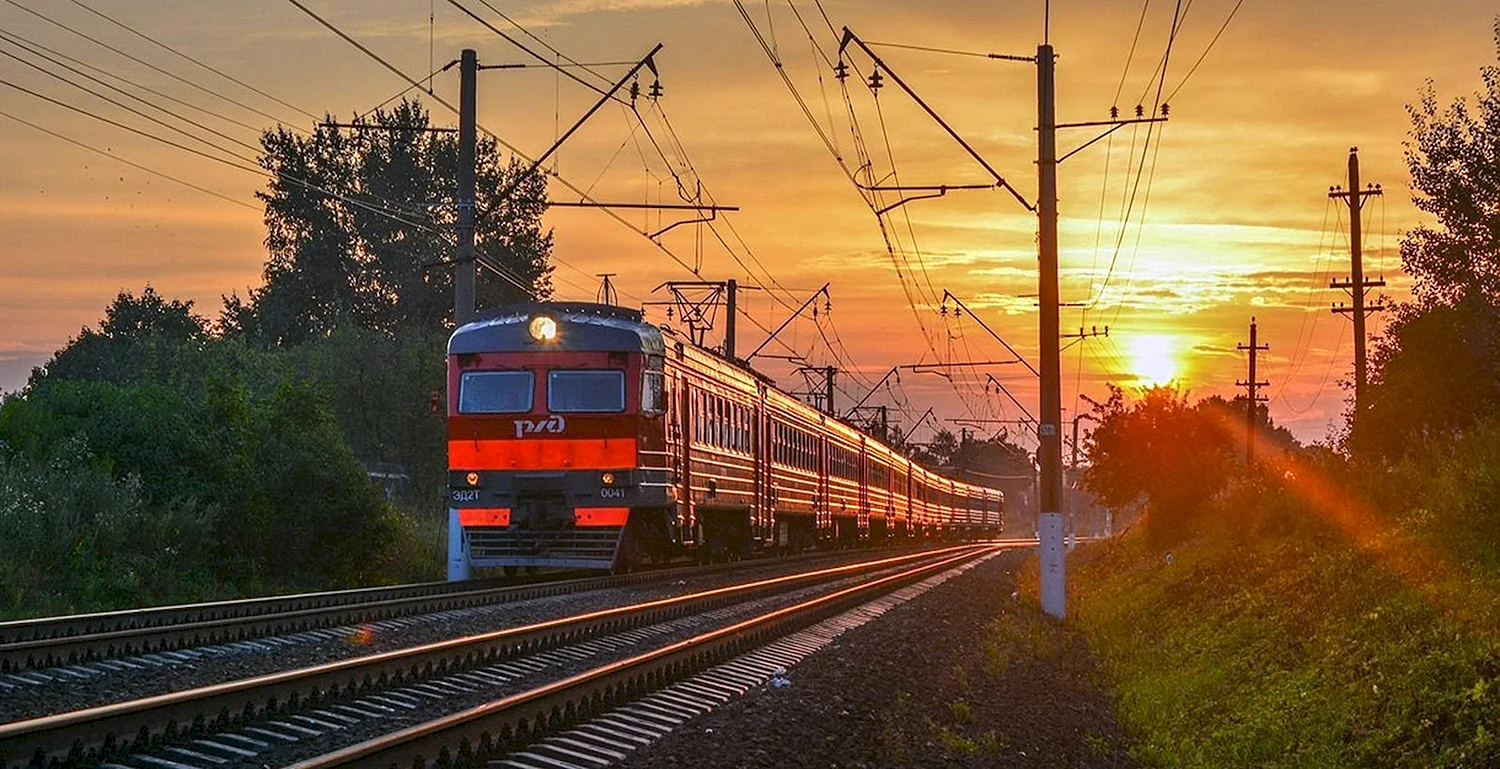 Красивые фото поездов России