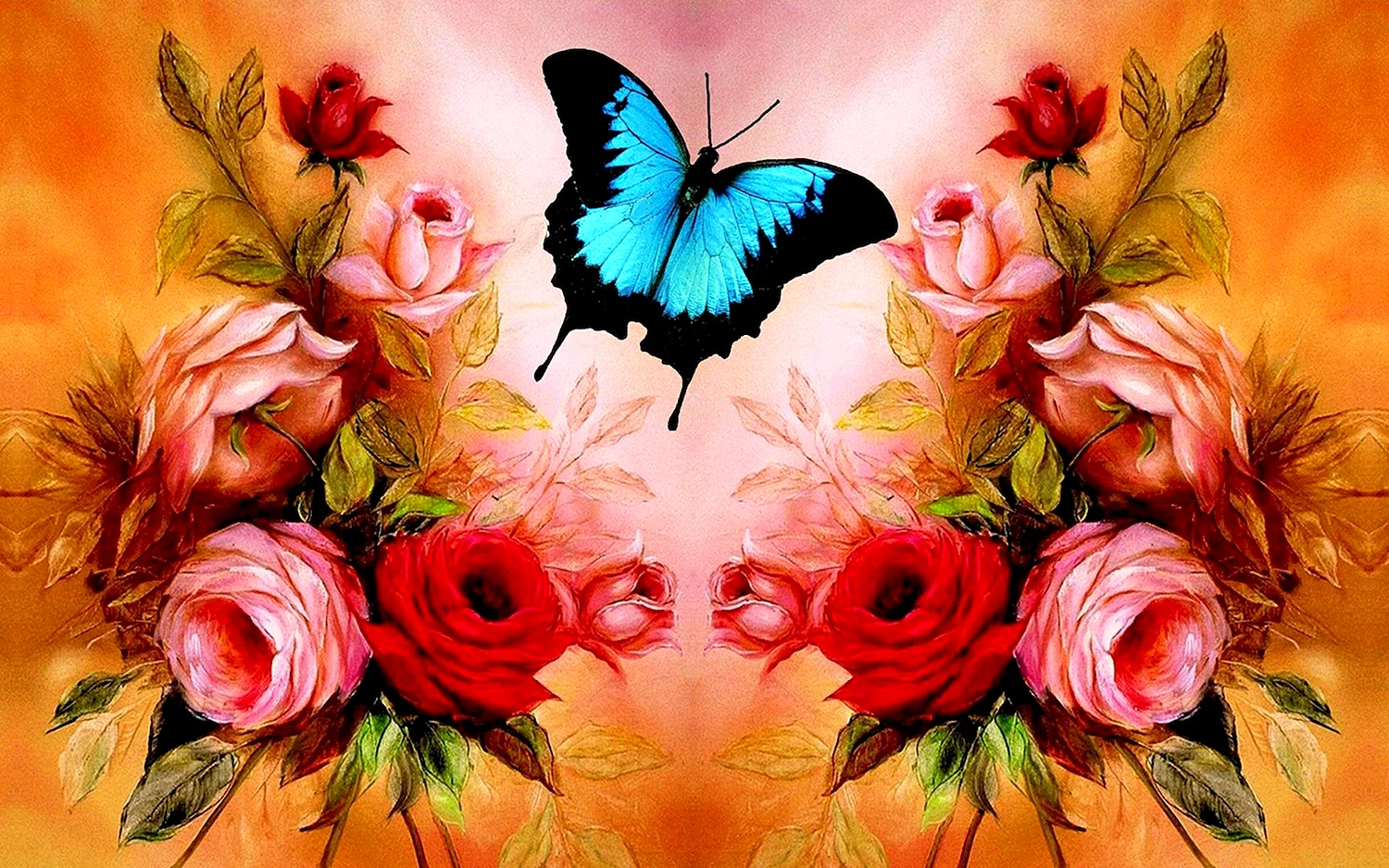 Красивые картины с бабочками
