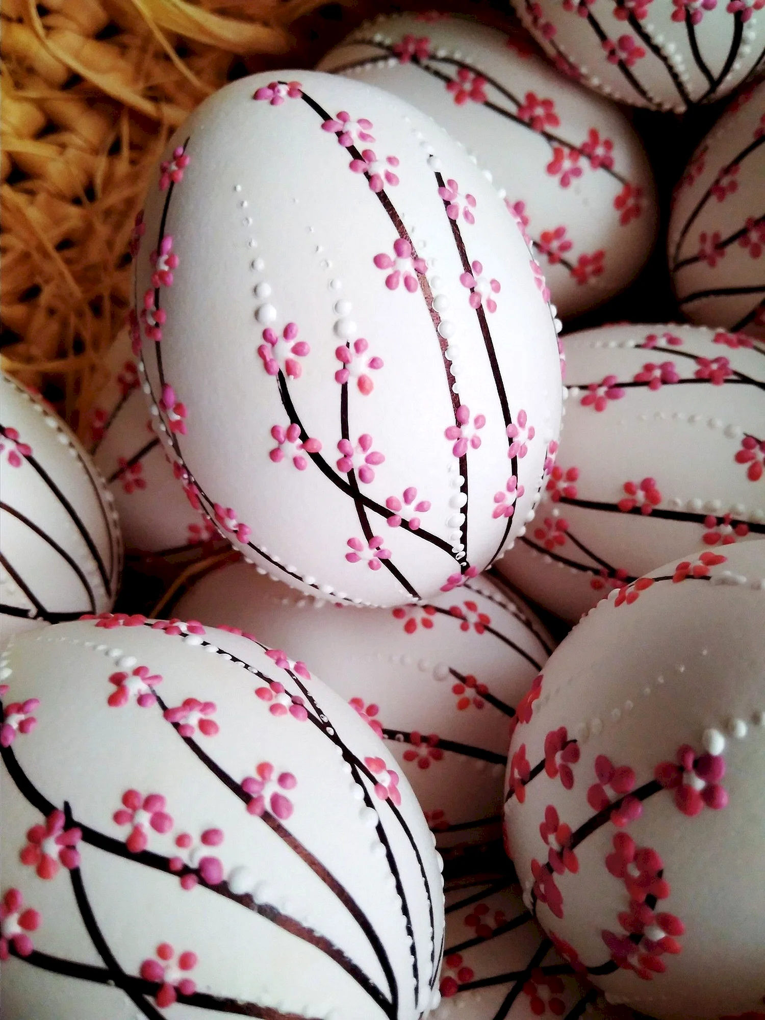 Красивые пасхальные яйца