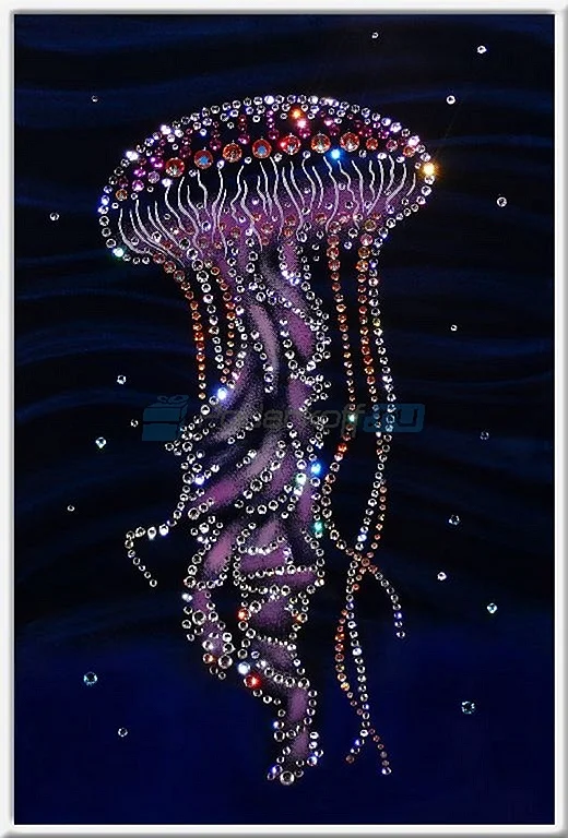 Кристалл медуза Swarovski