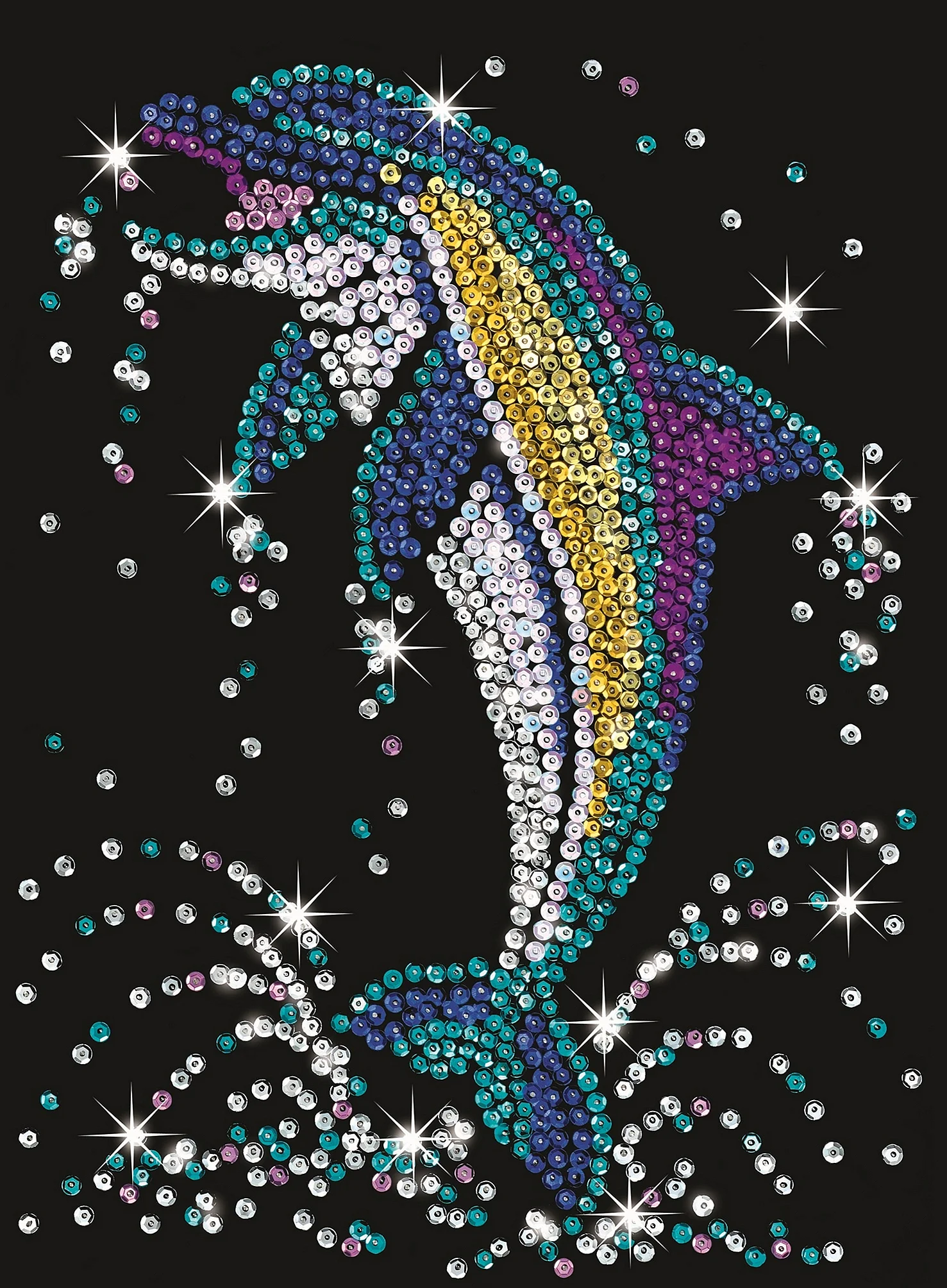 KSG мозаика из блесток Дельфин