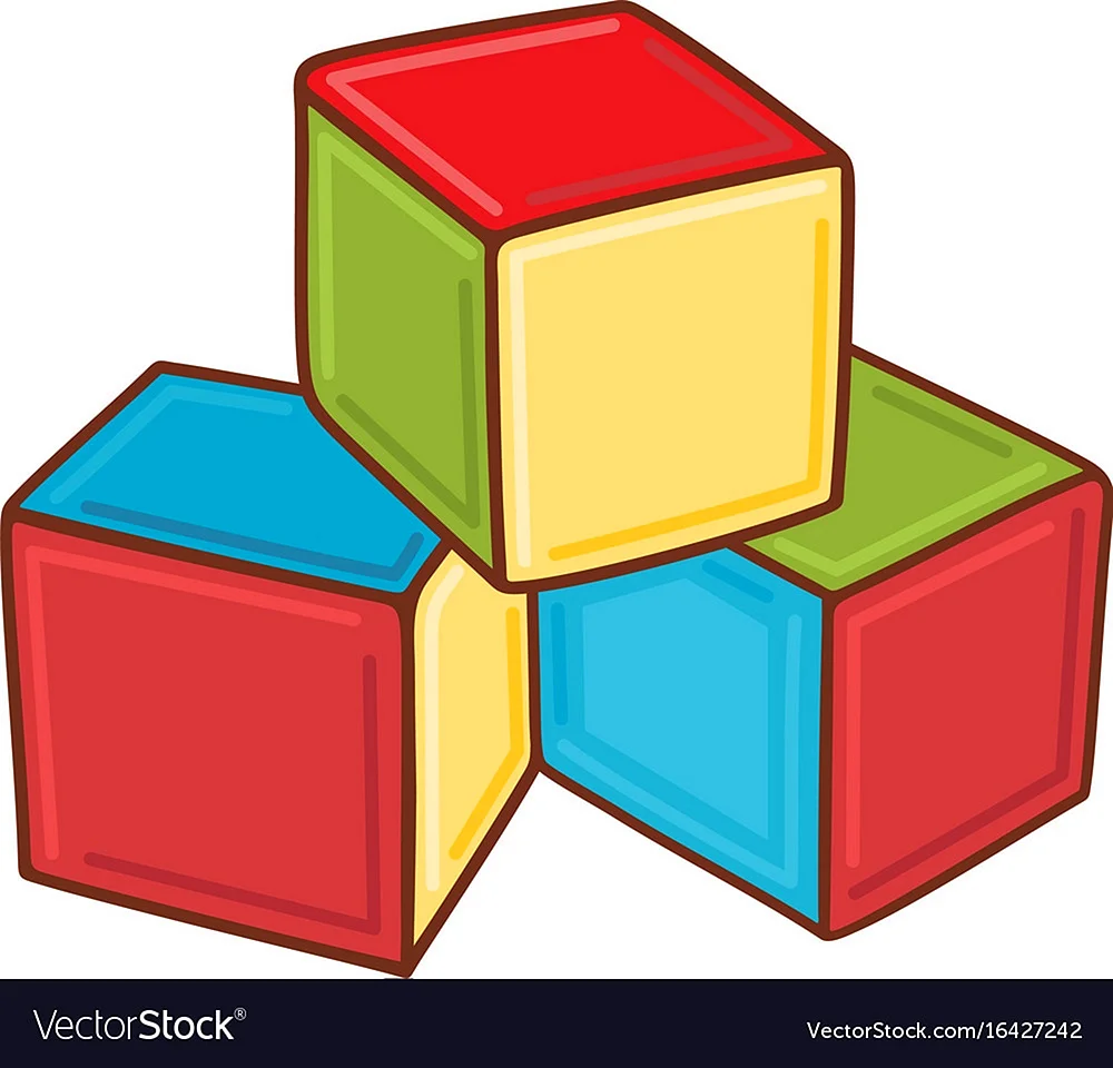Кубики мультяшные