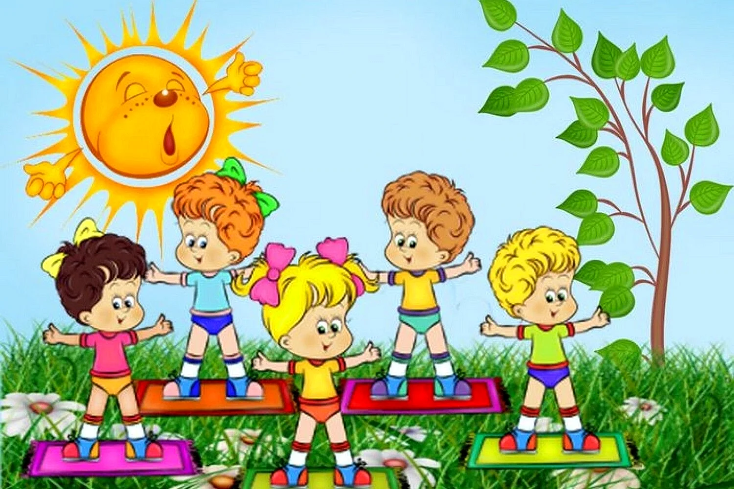 Лето для детей в детском саду