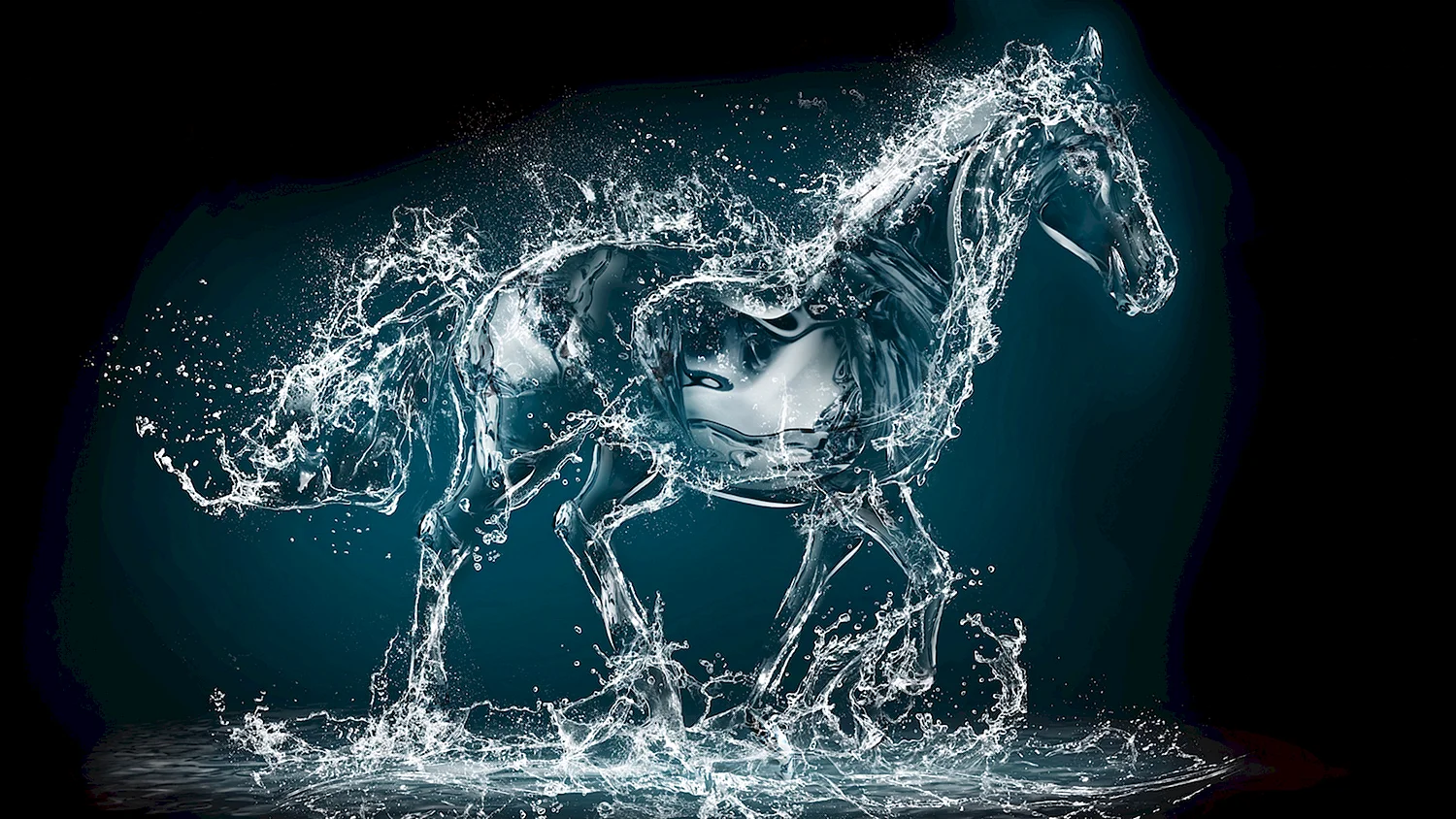 Лошадь из воды