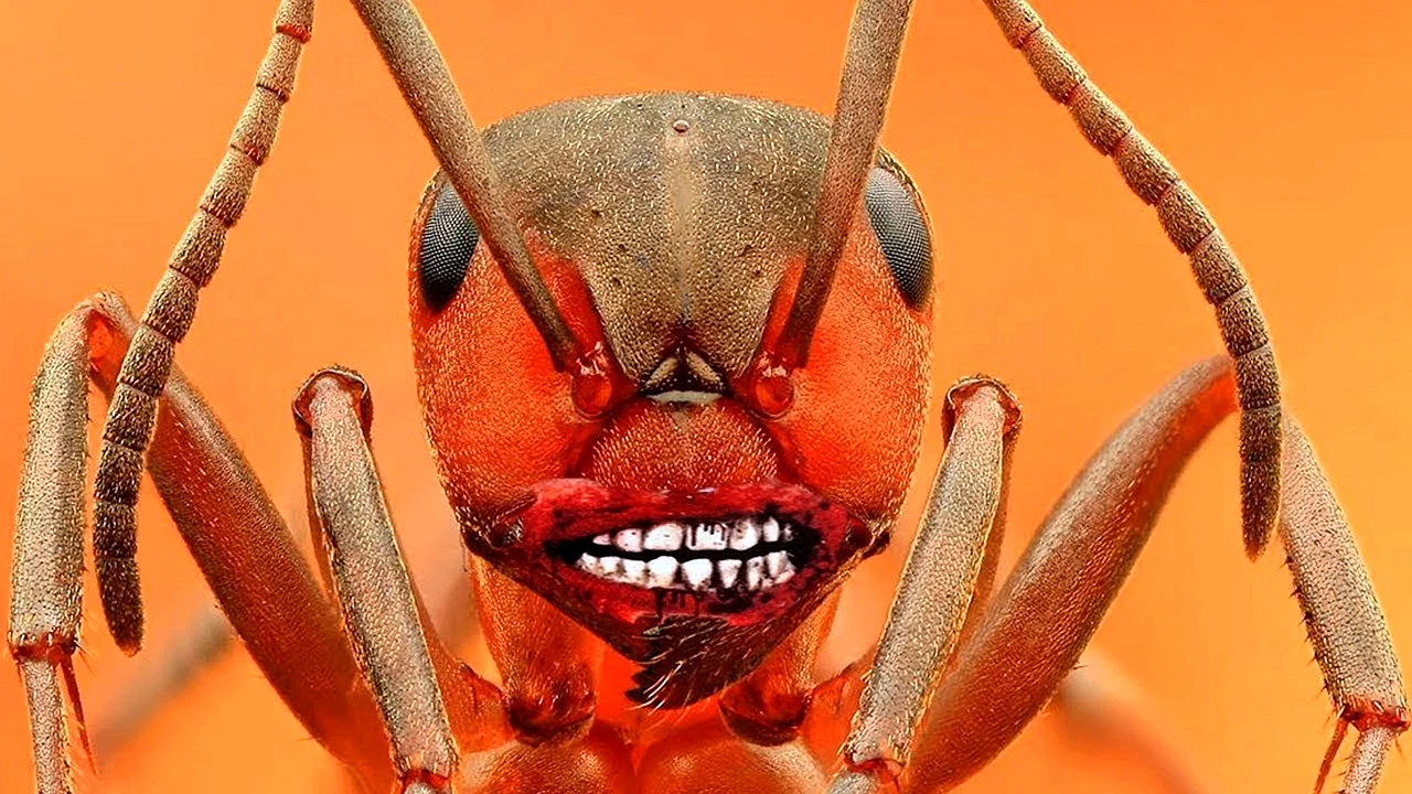 Мандибулы муравья