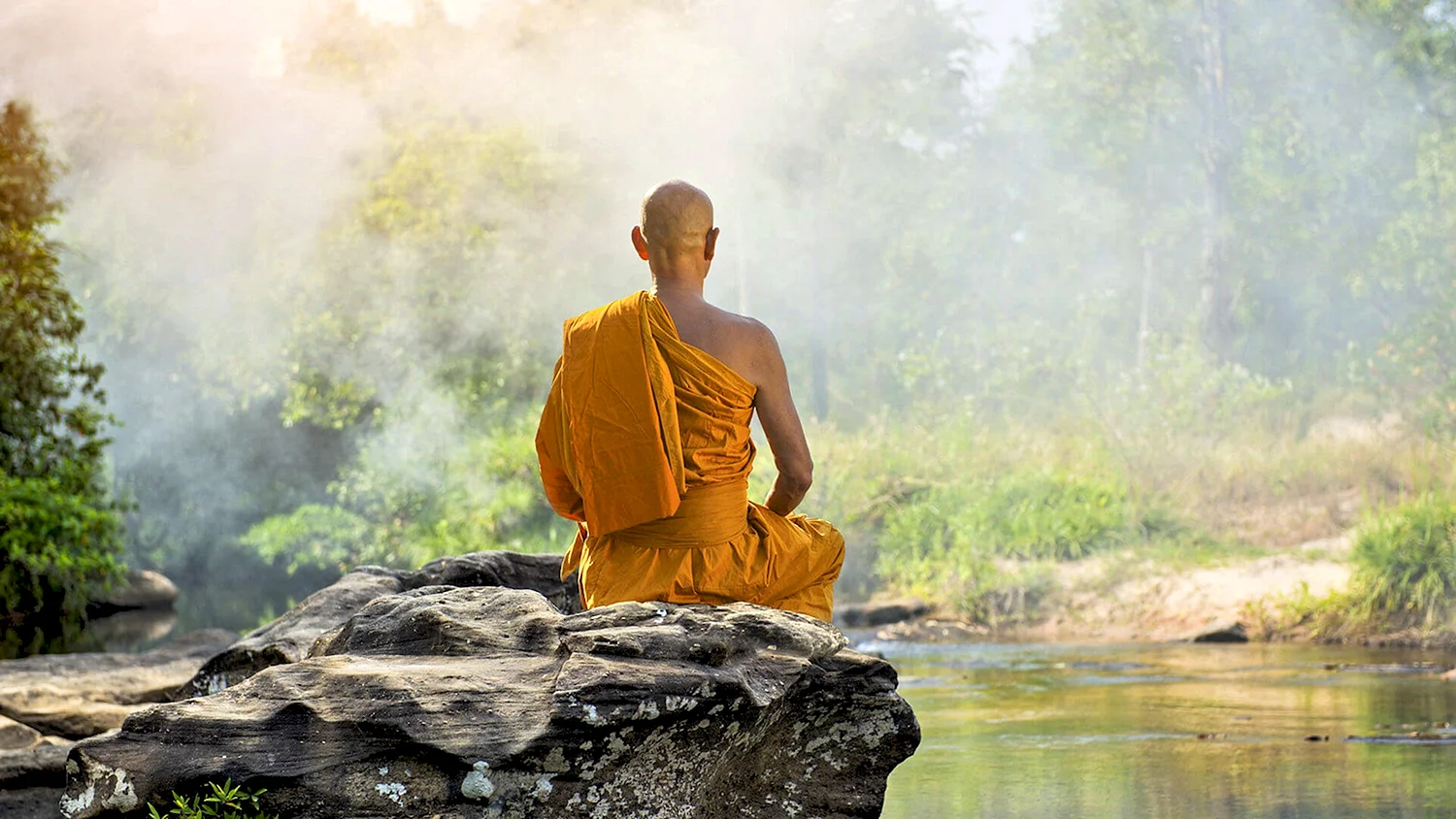 Медитация монах буддизм дзэн