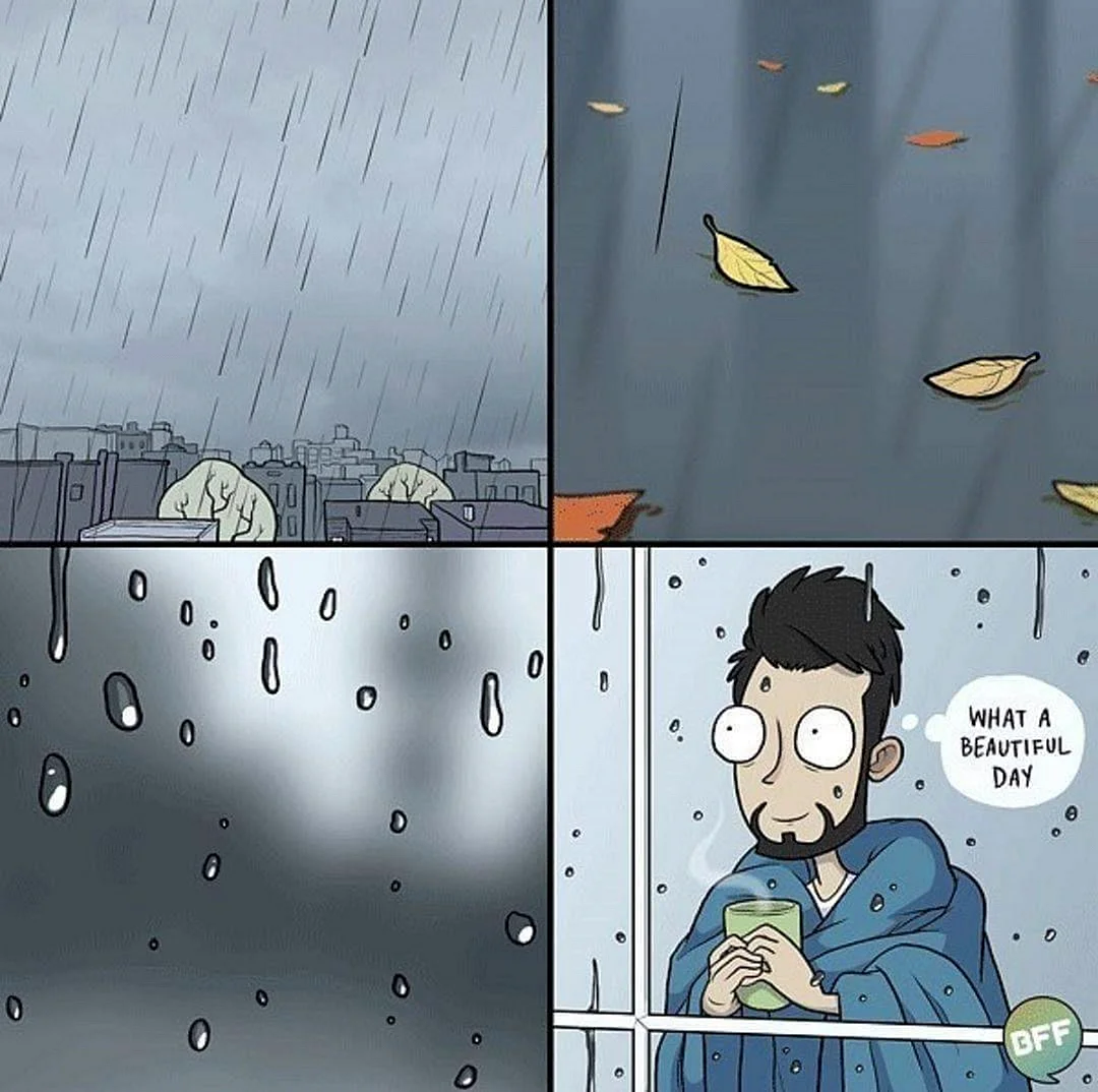 Мемы про дождь
