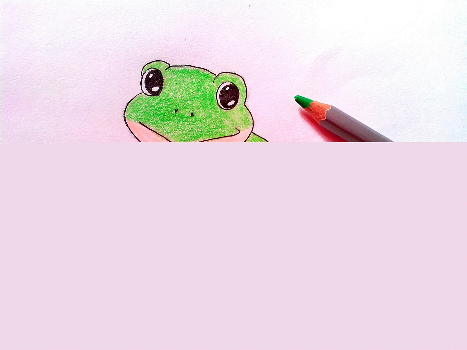 Милые рисунки лягушек для срисовки