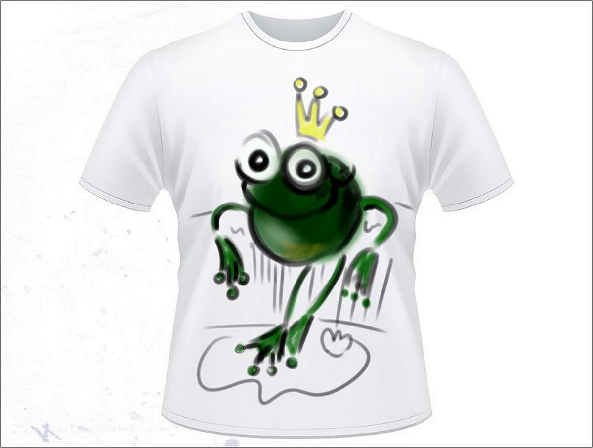 Модные футболки с лягушками