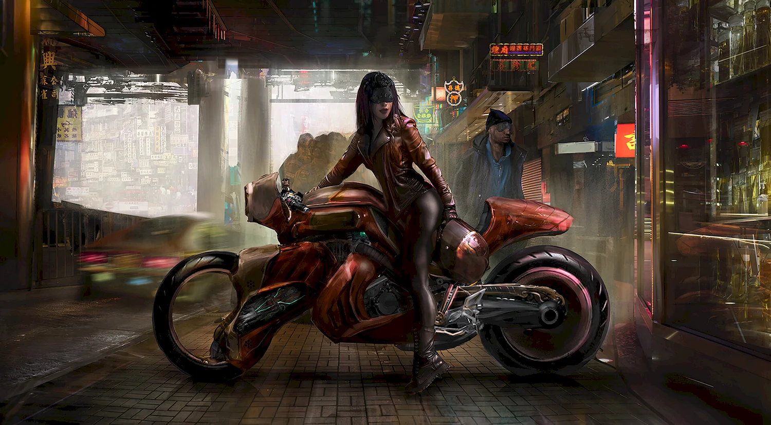 Мотоцикл Джеки Cyberpunk 2077