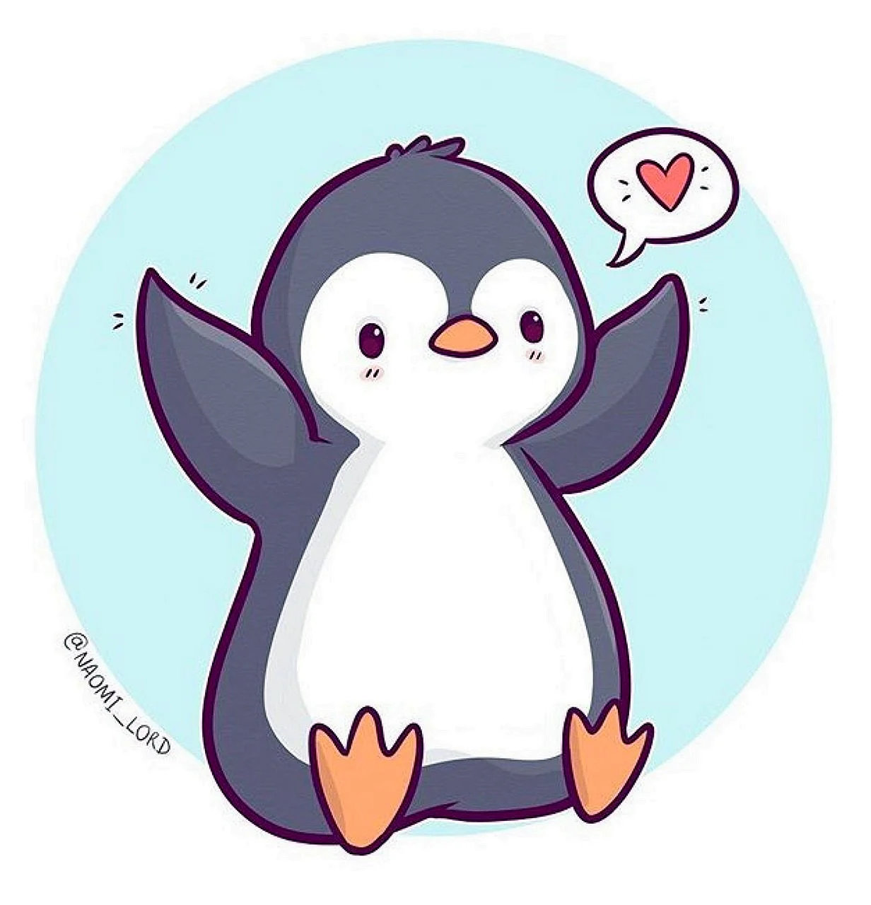 Рисунки Пингвины